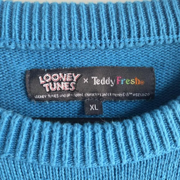 Looney Tunes x Teddy Fresh XL Bugs Bunny Sweater - Picture 3 of 6